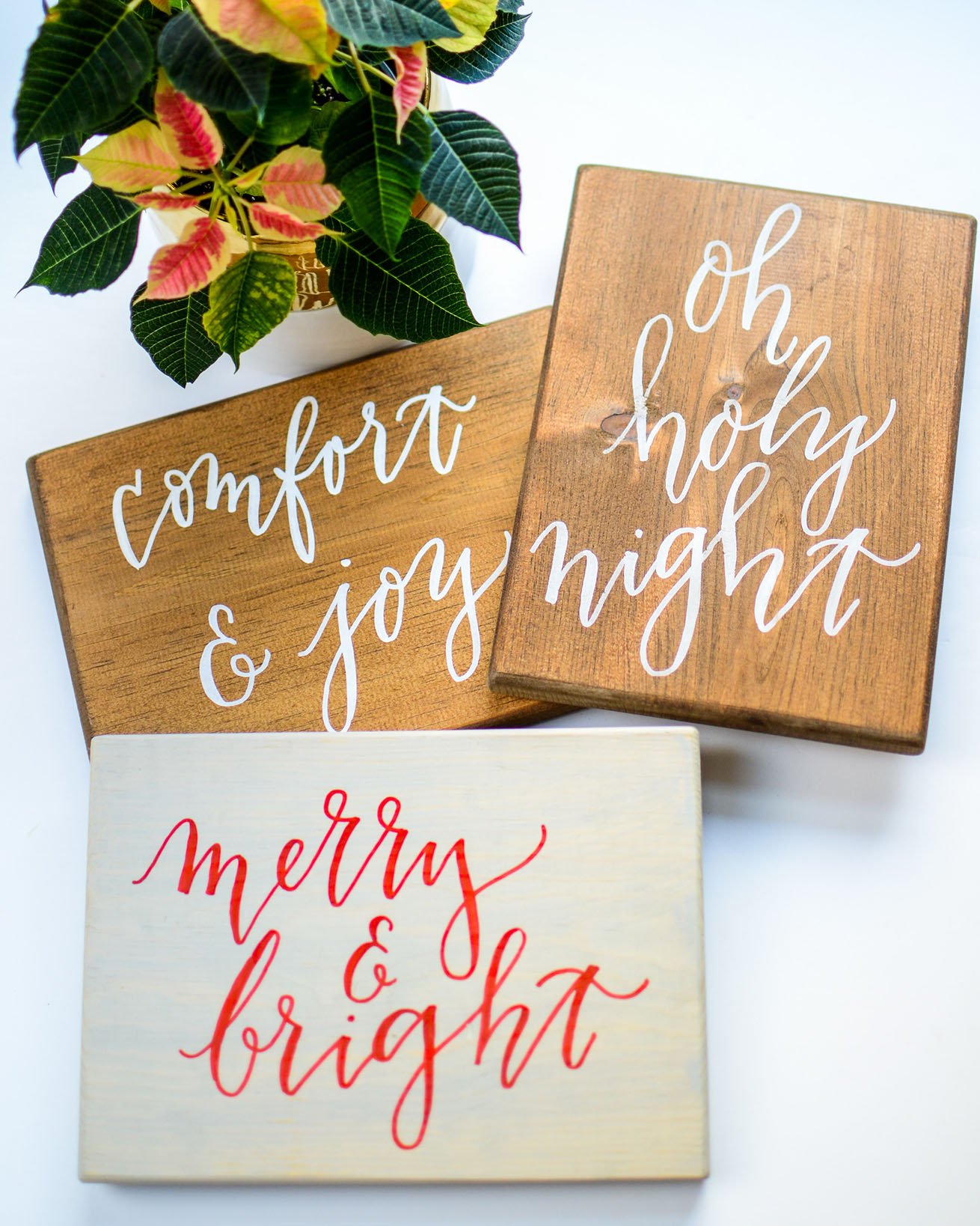 Hand-lettered Wood Signs