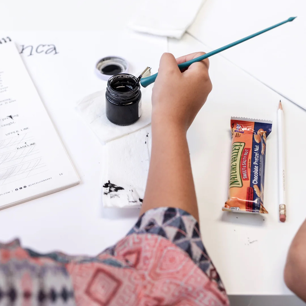 Best calligraphy lessons & supplies for kids and children, how to learn calligraphy for kids from Laura Hooper Design House
