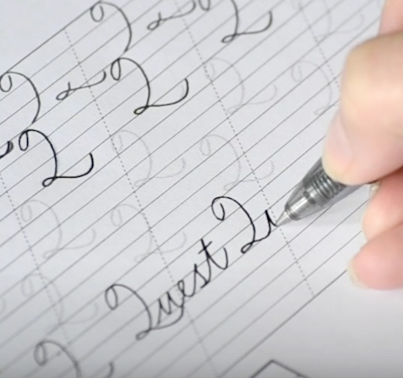 How to learn calligraphy online, Laura Hooper Design House. 